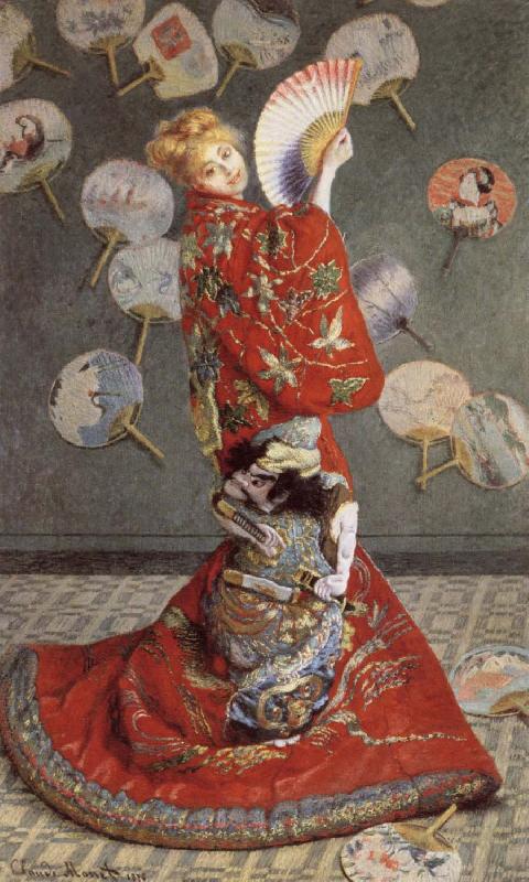 Claude Monet Madame Monet in Japanese Costume Sweden oil painting art